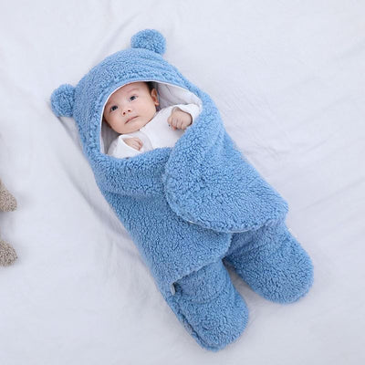 Saco de dormir de oso azul de bebé niño Okaïdi & Obaïbi